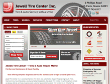 Tablet Screenshot of jewelltire.com